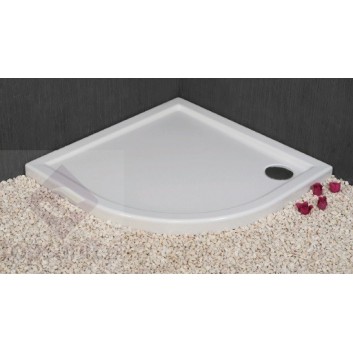 Angle shower tray Novellini Kali 90x90 cm, white - sanitbuy.pl