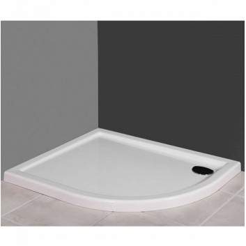 Shower tray asymetryczny Novellini Kali R 80x100 cm lewy white- sanitbuy.pl