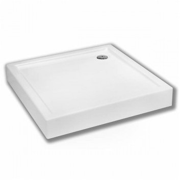 Square shower tray Novellini City A 100x100 cm white- sanitbuy.pl