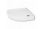 Angle shower tray Novellini City R 80x80 cm white