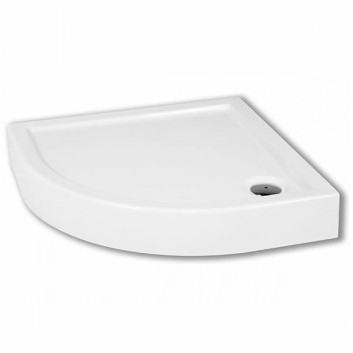 Angle shower tray Novellini City R 80x80 cm white- sanitbuy.pl