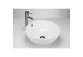 Countertop washbasin Massi Bol 38 cm round white - sanitbuy.pl