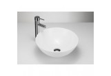 Countertop washbasin Massi Daire 41 cm round white 