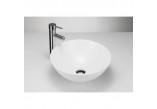 Countertop washbasin Massi Deca 41,5x29 cm oval white - sanitbuy.pl
