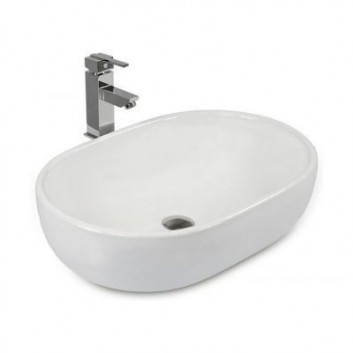 Countertop washbasin Massi Elmo 60x44,5 cm white - sanitbuy.pl