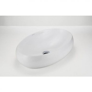 Countertop washbasin Massi Malo 32x32 cm without tap hole, without overflow white - sanitbuy.pl