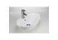 Countertop washbasin Massi Oval 41x33 cm without tap hole, without overflow white - sanitbuy.pl