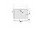 Shower tray rectangular Sanplast Space Mineral 180x75 cm white- sanitbuy.pl