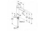 Washbasin faucet Kludi Ameo single lever tall, chrome - sanitbuy.pl