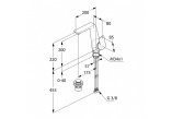 Washbasin faucet Kludi Ameo single lever with waste, chrome - sanitbuy.pl