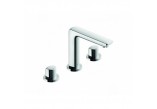 Washbasin faucet Kludi Ameo two-handle with waste, chrome - sanitbuy.pl