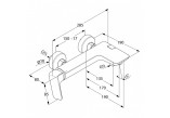 Mixer bath-shower wall mounted Kludi Ameo single lever chrome - sanitbuy.pl
