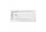 Bathtub rectangular Besco Talia 100x70 cm white