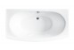 Bathtub rectangular Besco Optima Premium 170x70 cm white- sanitbuy.pl