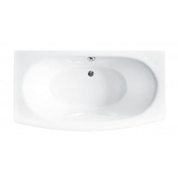 Bathtub rectangular Besco Optima Premium 170x70 cm white- sanitbuy.pl