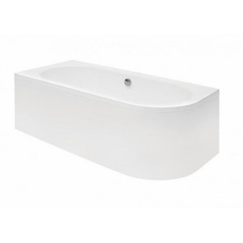 Bathtub Besco Avita 150x75 asymmetric left white- sanitbuy.pl