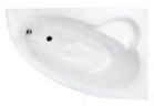 Asymmetric bathtub right Besco Natalia 150x100cm white