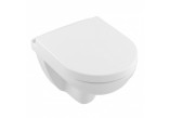 Toaleta WC wall-hung Villeroy & Boch O.Novo Compact 36x49 cm washdown model DirectFlush bez kołnierza wewnętrznego with coating CeramicPlus, white Weiss Alpin 5688R0R1- sanitbuy.pl