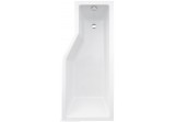 Asymmetric bathtub right Besco Integra 150x75cm white