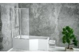 Asymmetric bathtub left Besco Integra 170x75cm white- sanitbuy.pl