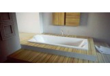 Bathtub freestanding for built-in, without enclosure Besco Vera 170x75cm white