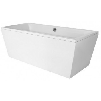 Bathtub freestanding Besco Vera 170x75cm white- sanitbuy.pl
