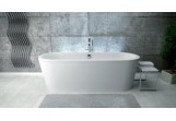 Bathtub freestanding without enclosure Besco Victoria 185x83cm white