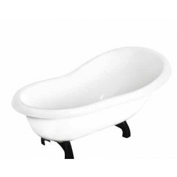 Bathtub freestanding dla dziecka Besco Otylia 85x47 cm baby white- sanitbuy.pl