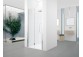 Door prysznicowej for recess installation Novellini Young 2.0 1B 80 1 hinged, zakres regulacji 77-81 cm, profil chrome, transparent glass- sanitbuy.pl