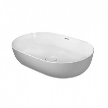 Countertop washbasin Duravit LUV 60x40 cm polished, white - sanitbuy.pl