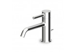 Washbasin faucet Zucchetti Pan single lever with elongated spout, black mat- sanitbuy.pl