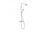 Shower set thermostatic Kludi Dual Shower overhead shower 20cm chrome - sanitbuy.pl