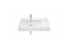 Wall-hung washbasin Roca Inspira Square 80x49x12 cm, white 