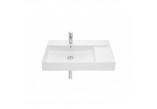 Wall-hung washbasin Roca Inspira Square 80x49x12 cm, white - sanitbuy.pl