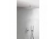 Set concealed Tres Cuadro Tres overhead shower 30 cm chrome- sanitbuy.pl