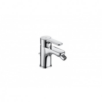 Bidet mixer Roca L20 single lever with pop-up waste, chrome - sanitbuy.pl