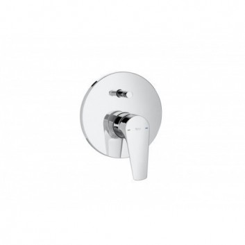 Mixer bath-shower Roca Atlas single lever concealed, 2-receivers, chrome - sanitbuy.pl