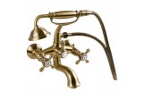 Bath tap with shower set Omnires Retro antique bronze