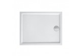Shower tray rectangular Roca Granada Flat 100x90x4 cm acrylic, white 
