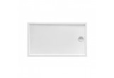 Shower tray rectangular Roca Granada Flat 120x80x4 cm acrylic, white 