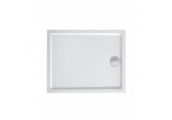 Shower tray rectangular Roca Granada Flat 120x90x4 cm acrylic, white - sanitbuy.pl