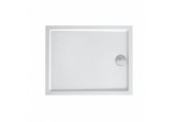 Shower tray rectangular Roca Granada Flat 140x90x4 cm acrylic, white 