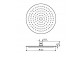 Overhead shower round Excellent Actima Regular 20 cm chrome - sanitbuy.pl