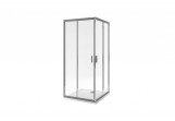 Square cabin Excellent Actima 90x90x190 cm profil chrome shine, transparent glass