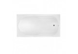 Bathtub rectangular Besco Bona 140x70 cm white