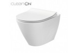 Wall-hung wc Cersanit City Oval 51x35cm Clean On white- sanitbuy.pl