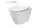 Wall-hung wc Cersanit City Oval 51x35cm Clean On white- sanitbuy.pl