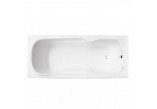 Bathtub rectangular Besco Majka Nova 120x70 cm white- sanitbuy.pl