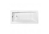 Bathtub rectangular Besco Talia 160x75 cm white