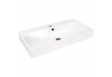 Countertop washbasin Kaldewei Silenio 3049 120x46x12 cm z overflow, z powierzchnią uszlachetnioną, white - sanitbuy.pl